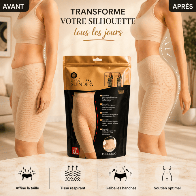 Cera Slender – Effet Minceur Immédiat Xxl (tailles : Du 50 Au 52)